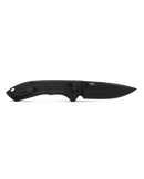 Benchmade 748BK-01 NARROWS Folding Knife 3.43" DLC M390 Matte Black DLC Handles