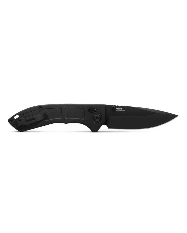 Benchmade 748BK-01 NARROWS Folding Knife 3.43" DLC M390 Matte Black DLC Handles