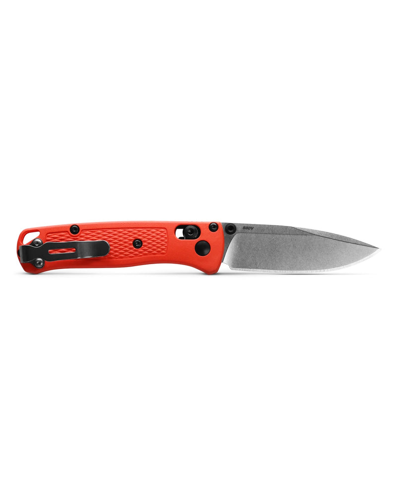 Benchmade 533-04 Limited Mini Bugout AXIS Folding Knife 2.82in S30V Blade Mesa Red Grivory Handles