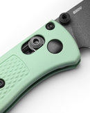 Benchmade 533GY-06 Limited Mini Bugout Folding Knife 2.82in S30V Gray Cerakote Blade Sea Foam Grivory Handles