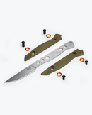 Benchmade 15700-01 FLYWAY Fixed Blade Knife 2.70" CPM-S90V OD Green G-10