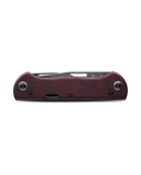 Benchmade WEEKENDER Folding Knife 2 Blades 2.97" & 1.97" CPM-S90V DLC Burgundy Canvas Micarta Handles 317BK-02