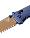 Benchmade 537FE-02 Bailout – CPM-M4 Tanto Blade, Crater Blue Aluminum Handle