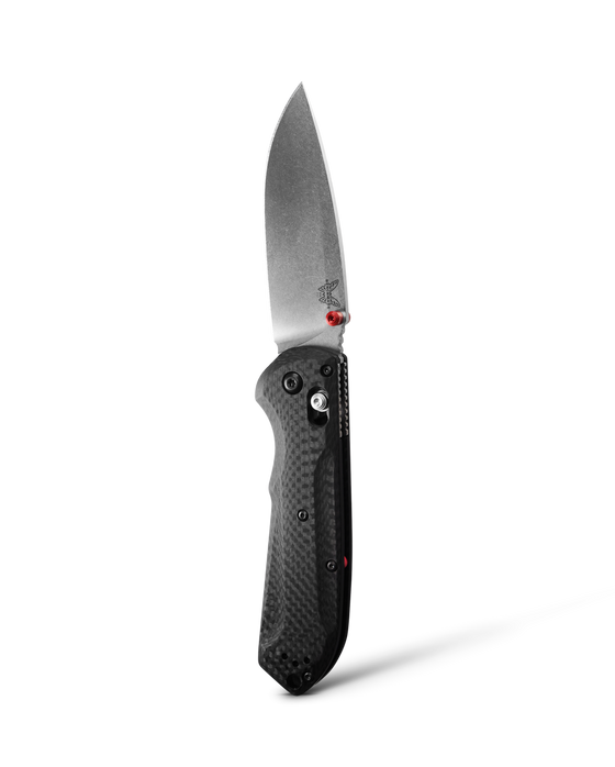 Benchmade 560-03 Freek Folding Knife 3.6" CPM-S90V Satin Drop Point Plain Blade, Carbon Fiber Handles