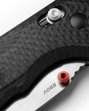 Benchmade 560-03 Freek Folding Knife 3.6" CPM-S90V Satin Drop Point Plain Blade, Carbon Fiber Handles