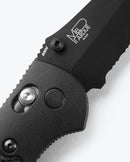Benchmade 551SBK-S30V Griptilitan Folding Knife 3.45" Black CPM-S30V Black Grivory Handles