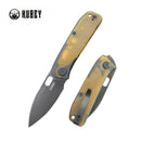 Kubey Knife Hyde 2.95" 14C28N Black KUB2104J