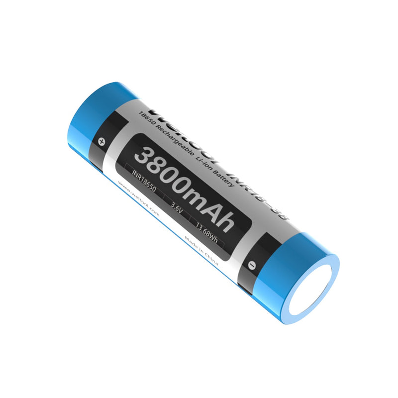 Weltool INR18-38 18650 3800mAh High Capacity Li-ion Rechargeable Battery