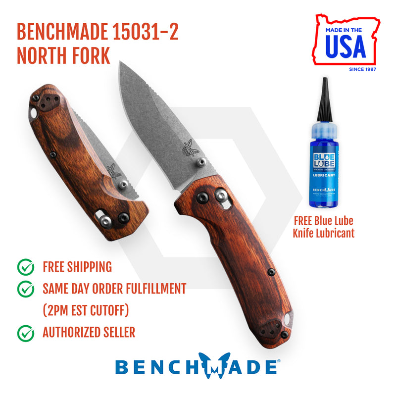 Benchmade Hunt North Fork 15031-2 Folding Knife 3.00 Inch Blade S30V Steel