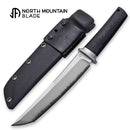 North Mountain Blade Chop Fixed 4th 2413-T4 textured G10 handle detail