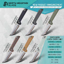 North Mountain Blade 2418-BK-5 Chop closed view