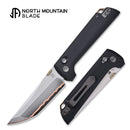 North Mountain Blade 2418-BK-5 Chop black G10 handle scales