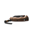 Benchmade Full Immunity 2.5" Cobalt Black M4 Flat Dark Earth Aluminum Scales - 290BK-1