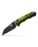 Benchmade Full Immunity 2.5" Cobalt Black M4 Woodland Green Aluminum Scales - 290BK-2