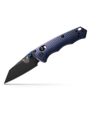 Benchmade Full Immunity 2.5" Cobalt Black M4 Crater Blue Aluminum Scales - 290BK