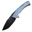 Kansept Hellx 3.6" D2 Blue Micarta T1008F3