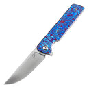 Kansept Anomaly 3.14" Satin CPM S35VN Timascus + Timascus Clip Blue  K2038A7