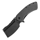 Kansept XL Korvid 3.55" CPM S35VN Carbon Fiber and G10 Black K1030A10