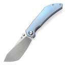 Kansept Tipper 3.38" CPM S35VN Blue Anodized Titanium Plain Blue K1079A1