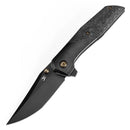Kansept  Deadite 3.52" CPM S35VN Blackwash Titanium with Shred Carbon Fiber Black K1081A5