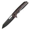 Kansept Shard 3.48" CPM-S35VN Blackstonewashed Titanium & Copper Carbon Fiber BlackK1006C1
