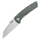 Kansept Main Street 3.36" 154CM Green Micarta T1015E2