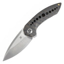 Kansept ODD 21 3.08" Satin CPM 20CV Titanium with Tiger Stripe Finish K1077A4