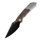 Kansept Fenrir K1034A9 – 3.48″ CPM‑S35VN Flipper/Thumb‑Hole Knife with Copper Carbon‑Fiber & Titanium Handle