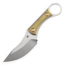 Kansept Niko 2.9" Bronzed Anodized Titanium with Frag Pattern Plain Bronze D2 G004A3