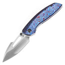 Kansept Link 3.0" CPM 20CV Timascus + Blackwash Titanium Black purple K1068A3