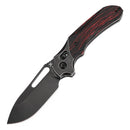 Quasar Blackwash 154CM 3CR,Red and Black G-mascus
