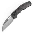 Kansept Vivid 3.04'' Mirror DLC CPM S35VN Blackwashed Titanium with Purple Haze Fatcarbon K1094V4