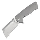 Kansept Leviathan 3.9'' Stonewashed CPM S35VN Bead Blasted Titanium K1083A1