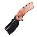 Kansept XL Korvid 3.55" 154CM Orange and Camouflage G10 T1030B3