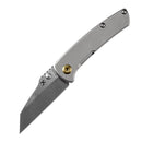 Kansept Little Main Street 2.26" Stonewashed CPM-S35VN Titanium Gray K2015A1