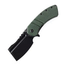 Kansept XL Korvid 3.55" 154CM Green Micarta T1030B4