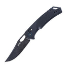 SRM Retriever - 3.54" Black Stonewash Blade - Black G10 Handle - 9201-GB