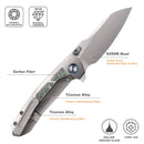 Remette Kestrel 2.83" S35VN Titanium+Carbon Fiber RTPO-A