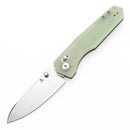 Tenable Beaver 3.44" Stonewashed Nitro-V Blade Jade G10 T1105V4