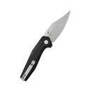 Kubey Knife Hades Button Lock Black 3.43 inch 14C28N Black G-10 KUB394A