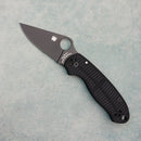 Spyderco Para 3 Salt – 2.93" Black DLC CPM MagnaCut PlainEdge, Black G-10 Handles, Compression Lock – C223GMCBKP