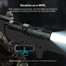 Olight Warrior Ultra 2500 Lumen Rechargeable LED Flashlight 1 * 21700 Battery - Stealth Grey