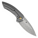 Kansept ODD 21 3.08" Damascus Grey Anodized Titanium with Bronze Holes K1077A2