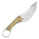 Kansept Niko 2.9" Bronzed Anodized Titanium with Frag Pattern Plain Bronze D2 G004A3