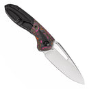 Kansept Thoth 3.43" Stonewashed CPM 20CV Blackwash Titanium + 80S Camo Carbon Purple Pink BlackK1075A1