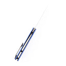 Kansept Prickle T1012A4 – 3.53" 154CM Blade, Blue G10 Handle, Max Tkachuk Design Flipper Knife
