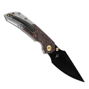 Kansept Fenrir K1034A9 – 3.48″ CPM‑S35VN Flipper/Thumb‑Hole Knife with Copper Carbon‑Fiber & Titanium Handle