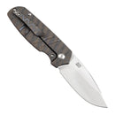 Kansept Turaco 2.85" CPM-S35VN Tiger Stripe Flamed Titanium Gray K2049A4