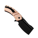 Kansept XL Korvid 3.55" 154CM Brown Micarta T1030A2