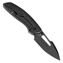 Kansept Link 3.0" CPM 20CV Green Micarta + Blackwash Titanium Green and black K1068A1